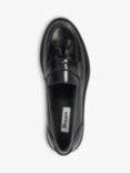 Dune Garda Leather Loafers, Black