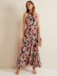 Phase Eight Vora Floral Tiered Maxi Dress, Multi