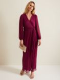 Phase Eight Brielle Wrap Maxi Dress, Pink