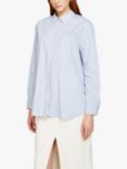 SISLEY Comfort Fit Stripe Shirt, Blue/White