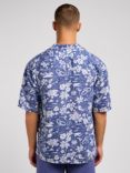 Lee Loose Fit Resort Style Shirt, Blue/White