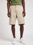 Lee Canvas Cargo Shorts, Stone