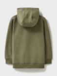 Crew Clothing Kids' Classic Zip Through Hoodie, Khaki