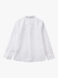 Benetton Kids' Button Down Shirt, Optical White