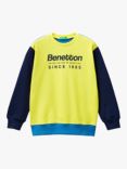 Benetton Kids' Logo Crew Neck Sweatshirt