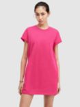 AllSaints Anna Mini T-Shirt Dress, Neon Pink