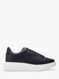 Moda in Pelle Brienne Leather Chunky Trainers, Black