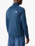 The North Face Flex II 1/4 Zip Long Sleeve T-Shirt, Blue