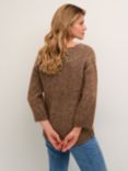 KAFFE Alioma Wool Blend Jumper, Soft Silt Melange