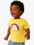Petit Bateau Baby Rainbow Lightweight Jersey T-Shirt, Nectar