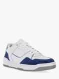 Dune Tainted Leather and Suede Trainers, Blue/White