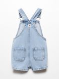 Mango Kids' Sunset Short Denim Dungarees