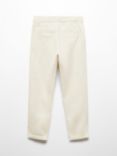 Mango Kids' Nico Chino Trousers, Light Beige