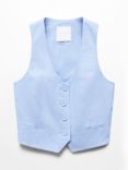 Mango Linen Waistcoat