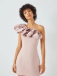 Elliatt Franki One Shoulder Mini Dress, Blush