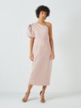 Elliatt Starfire One Shoulder Midi Dress, Blush