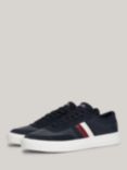 Tommy Hilfiger Cupsole Leather Trainers, Desert Sky