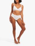 Nudea The Easy Does It Organic Cotton Bralette, White