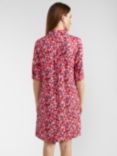 Hobbs Marciella Squiggle Print Tunic Dress, Pink/Multi