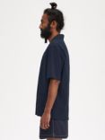 Fred Perry Revere Collar Shirt, Navy