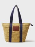 Crew Clothing Charlie Straw Bag, Natural