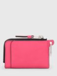 AllSaints Remy Leather Wallet, Hot Pink