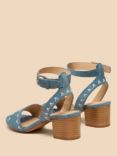 White Stuff Ivy Suede Sandals, Chambray Blue