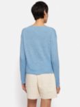 Jigsaw Linen Cotton Blend V-Neck Jumper