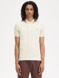 Fred Perry The Twin Tipped Short Sleeve T-Shirt, V17 Ecru/Oat/Wrmston