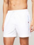 Tommy Hilfiger Side Print Swim Shorts, Th Optic White