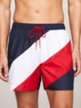 Tommy Hilfiger Flag Swim Shorts, Blue/Multi