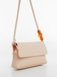 Mango Pachuru Mini Shoulder Bag, Light Beige