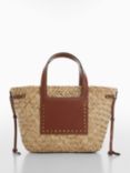 Mango Taormina Small Woven Basket Bag
