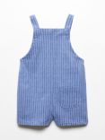 Mango Kids' Zarauz Stripe Jumpsuit, Medium Blue