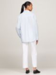 Tommy Hilfiger Oversized Cotton Shirt, Breezy Blue