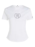 Tommy Hilfiger Slim Fit Logo T-Shirt, Optic White