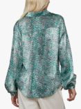 Sisters Point Gada Snake Print Shirt, Jade Snake