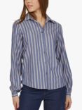 Sisters Point Gada Slim Fit Striped Shirt, Blue/Multi