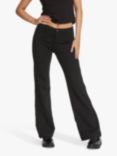 Sisters Point New George Slim Flare Trousers, Black