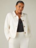 Live Unlimited Curve Short Tailored Jacket, Ivory