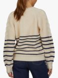 Sisters Point Striped V-Neck Jumper