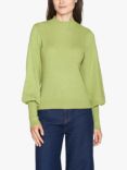 Sisters Point Hani High Neck Jumper, Green Tea