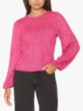 Sisters Point Eoia-ls Round Neck Knitted Top, Orchid
