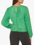 Sisters Point Eoia-ls Round Neck Knitted Top, Grass