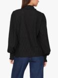 Sisters Point Eina Textured Frill Collar Blouse