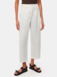 Whistles Bethany Barrel Leg Trousers, White