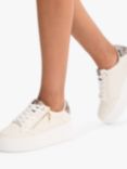 Carvela Jive Platform Zip Trainers, Natural