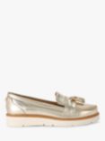 KG Kurt Geiger Morly Flatform Loafers, Gold