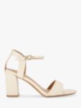 KG Kurt Geiger Fleur Block Heel Sandals, Putty