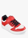 Skechers Quick Street Low Top Trainers, Red/White/Black